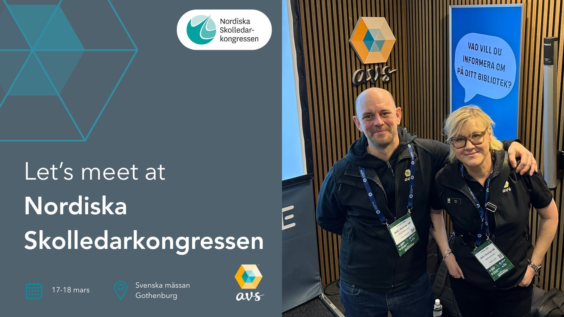 Meet AVS at Nordiska Skolledarkongressen 2026