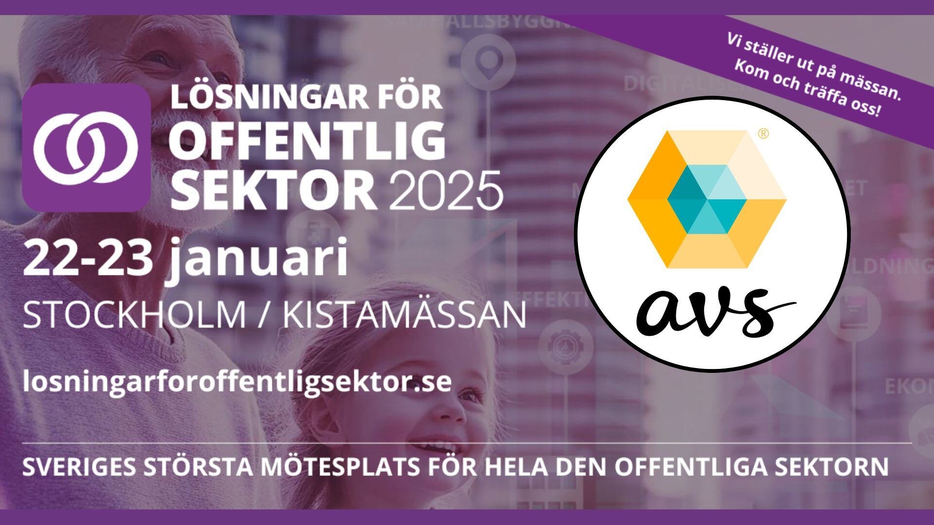 AVS deltar som utställare på Lösningar För Offentlig Sektor