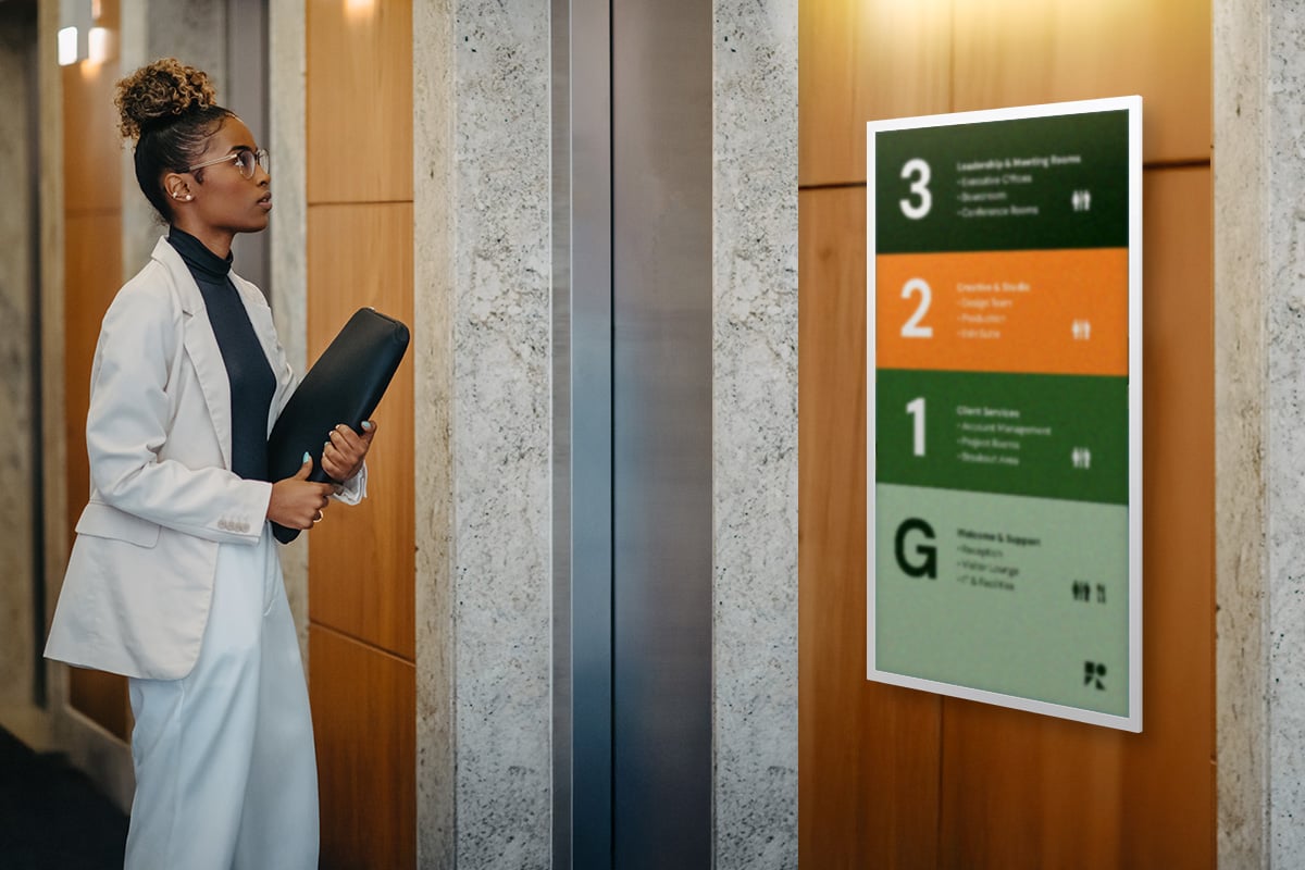 Samsung e-paper i gemensamma utrymmen