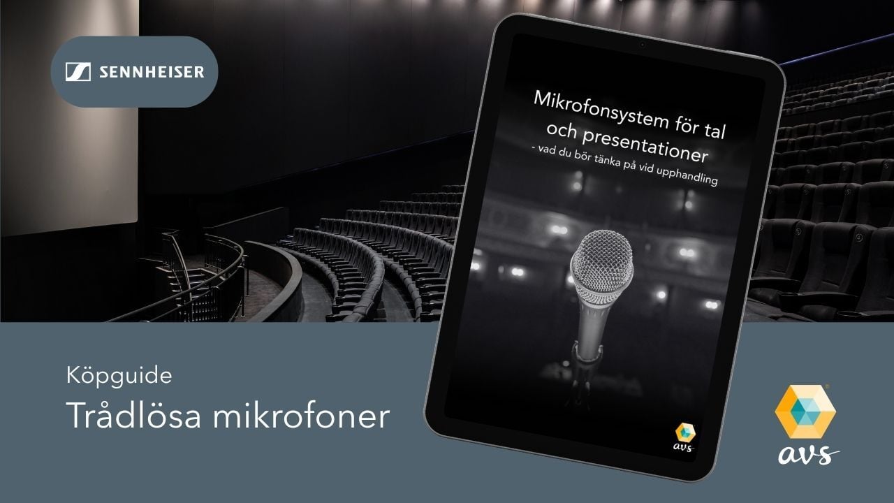 Trådlösa mikrofonsystem - köpguide från AVS