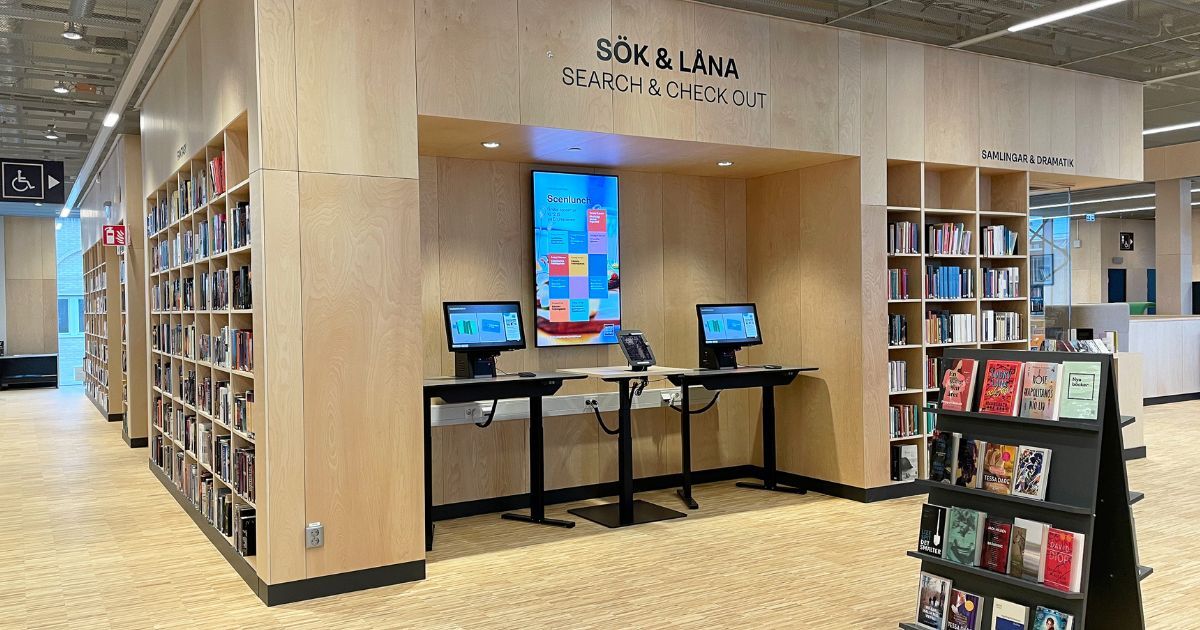 Kulturkvarteret Örebro guidar besökare med digital signage