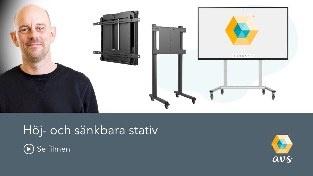 Height-adjustable stands for interactive displays – how do they work?