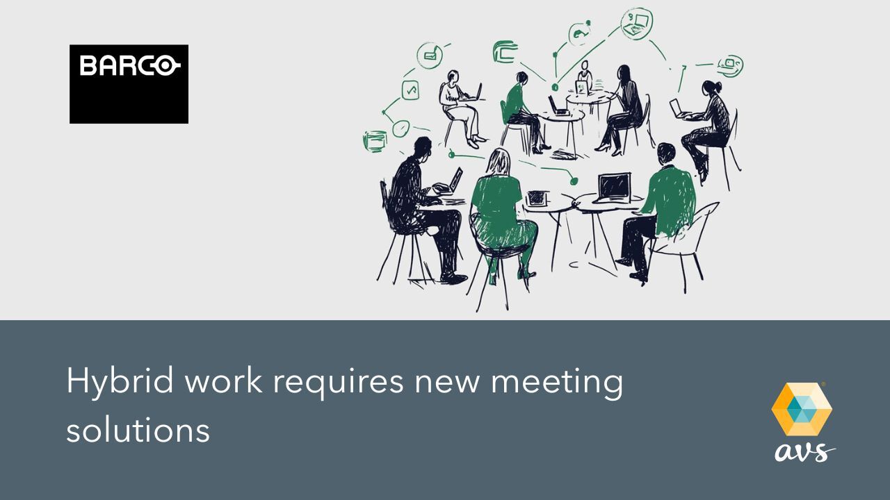 Hybrid working requires new flexible meeting solutions