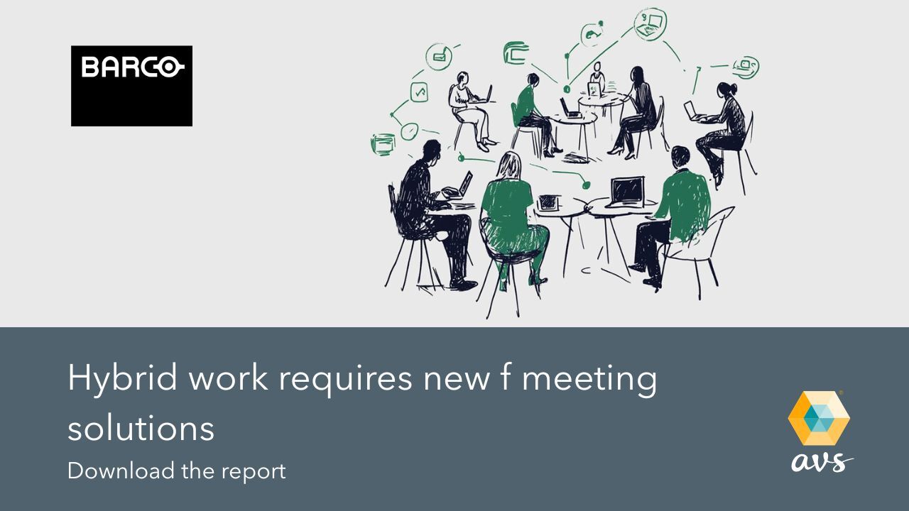 Hybrid working requires new flexible meeting solutions
